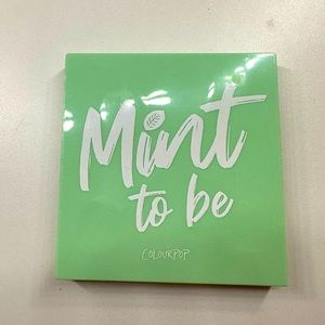Colourpop mint to be palette